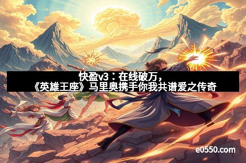 快盈v3：在线破万，《英雄王座》马里奥携手你我共谱爱之传奇