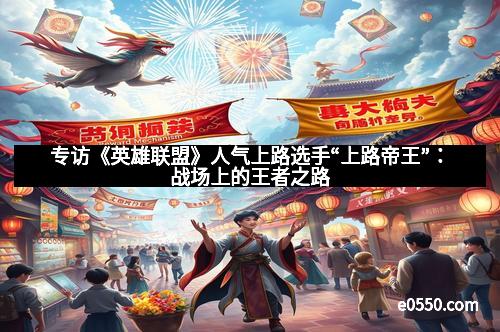 专访《英雄联盟》人气上路选手“上路帝王”：战场上的王者之路